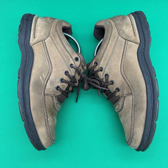 Rockport World Tour Classic Men’s Brown Leather Walking Shoes Comfort Size 10.5